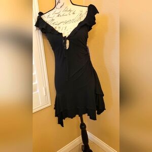 Wild fable size xs ruffle key hole dress